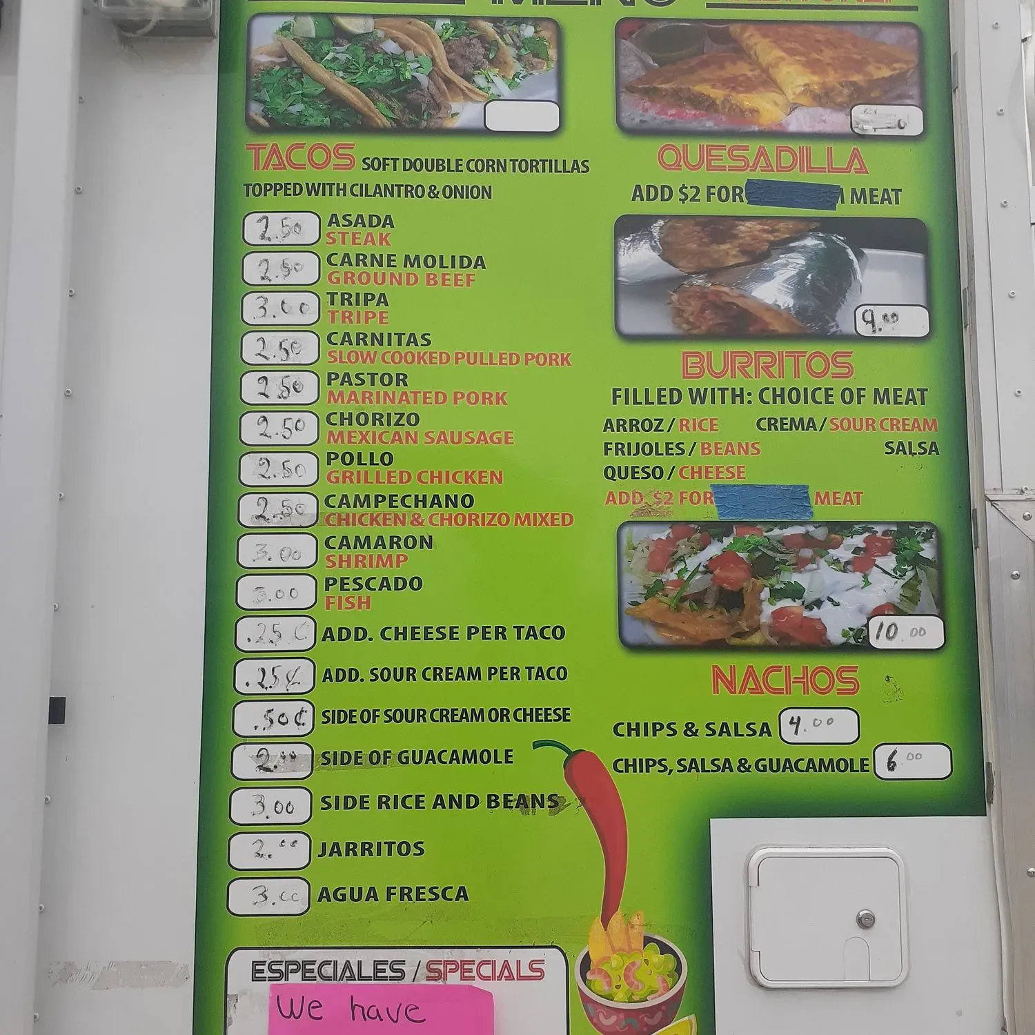 Menu 3