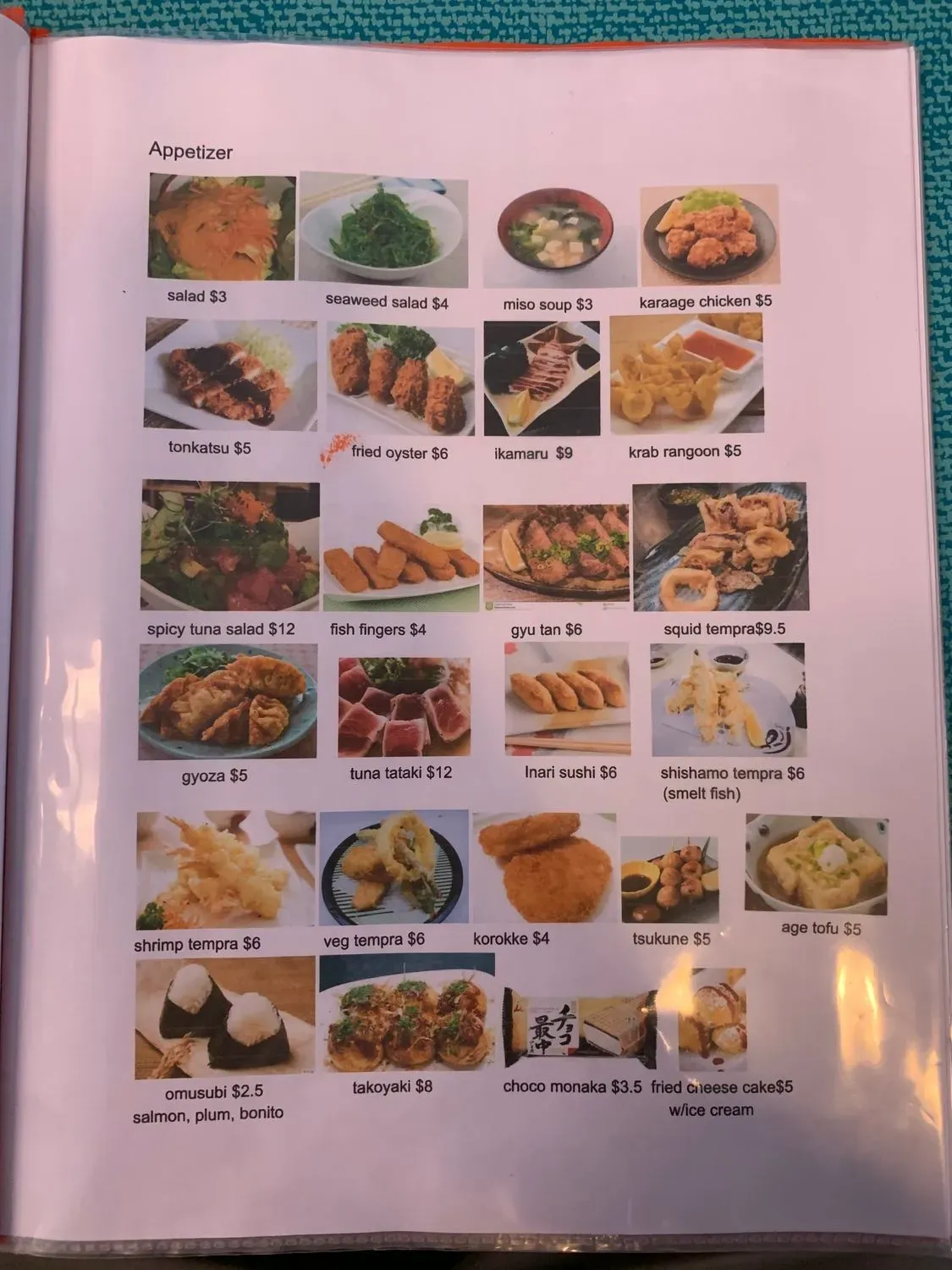 Menu 3