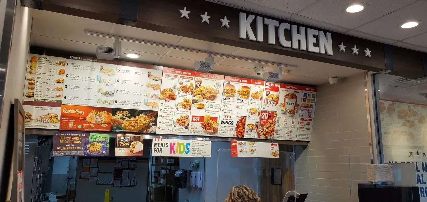 KFC Menu - Updated November 2025