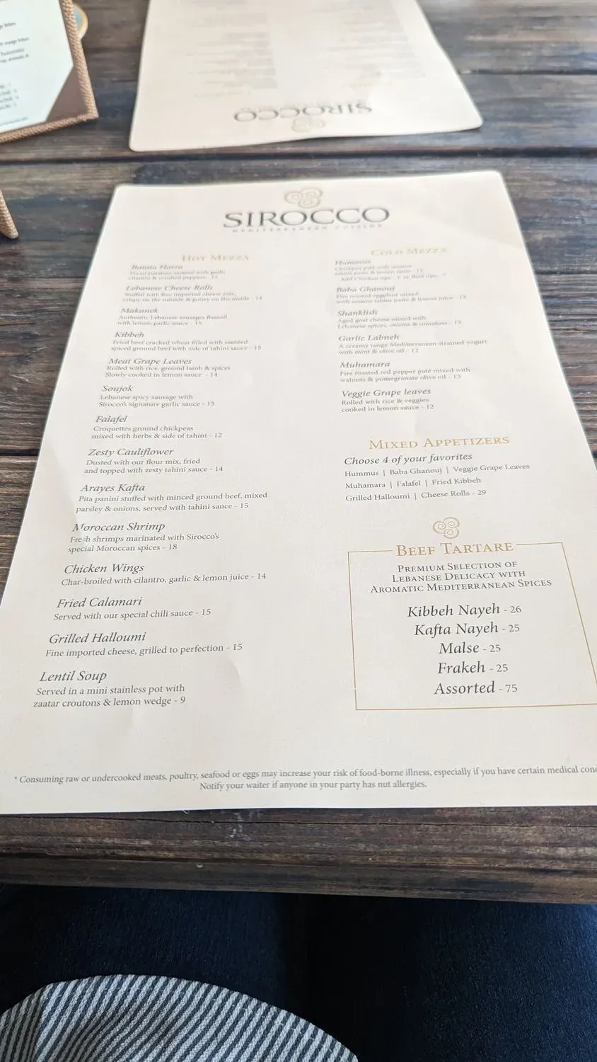 Menu 5