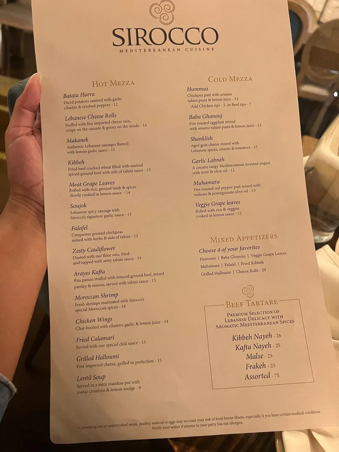 Menu 4