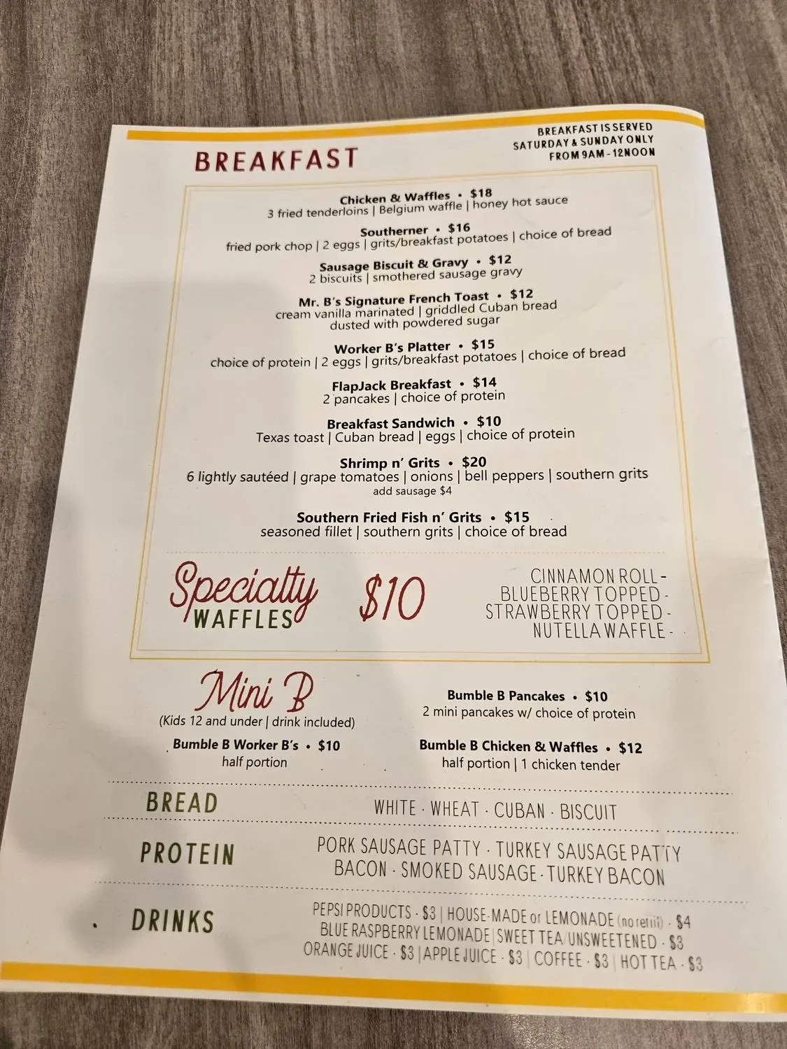 Menu 6