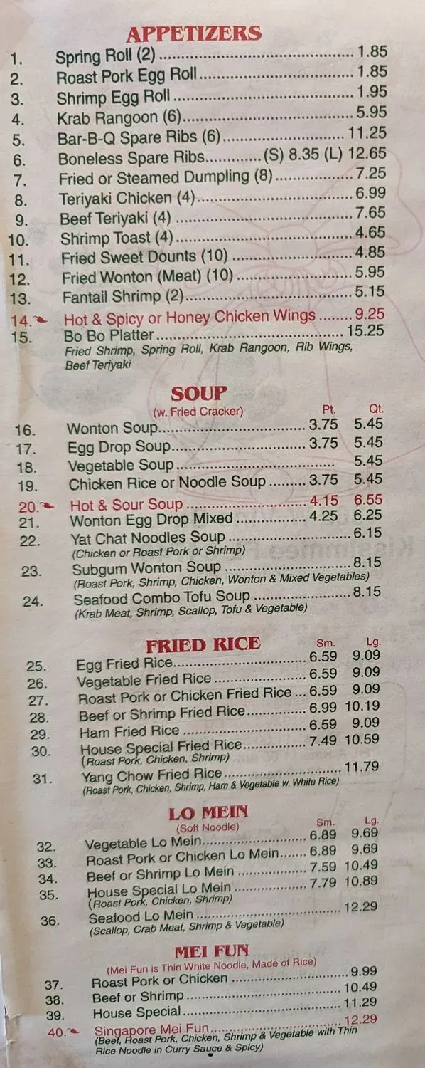 Menu 6