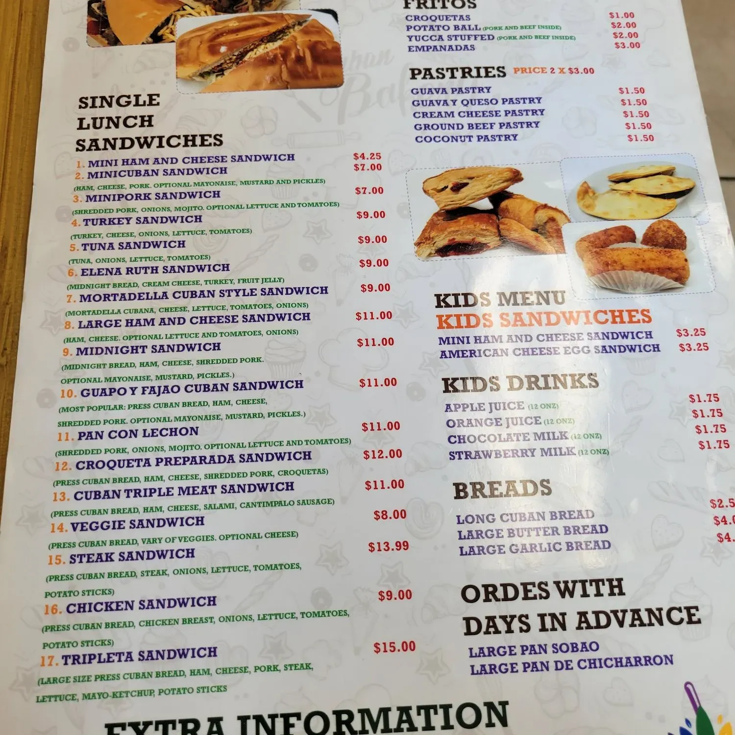 Menu 3