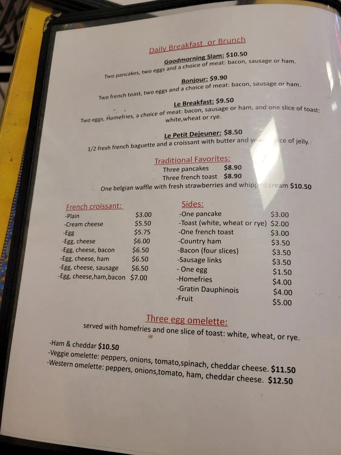 Menu 4