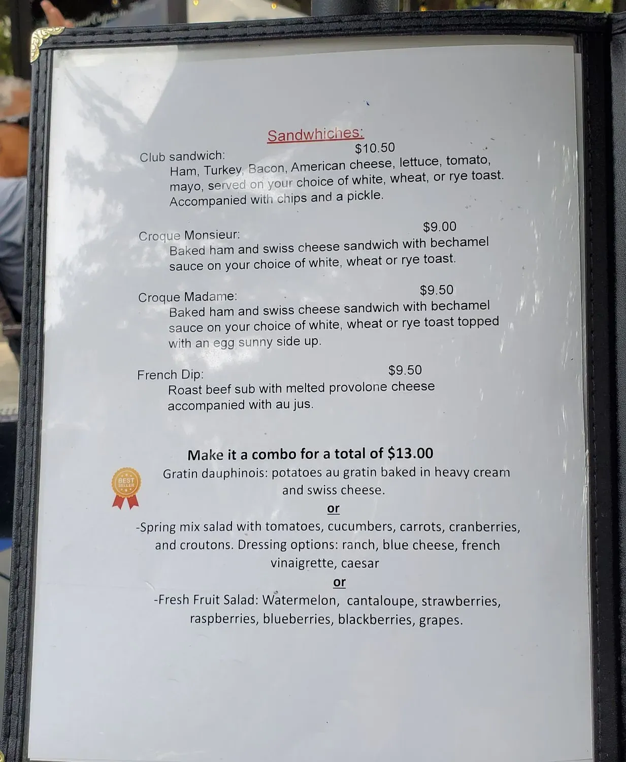 Menu 6