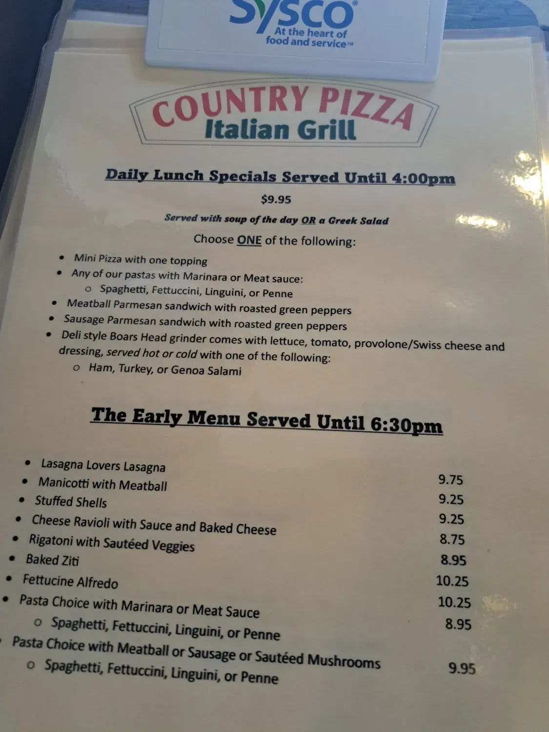 Menu 3