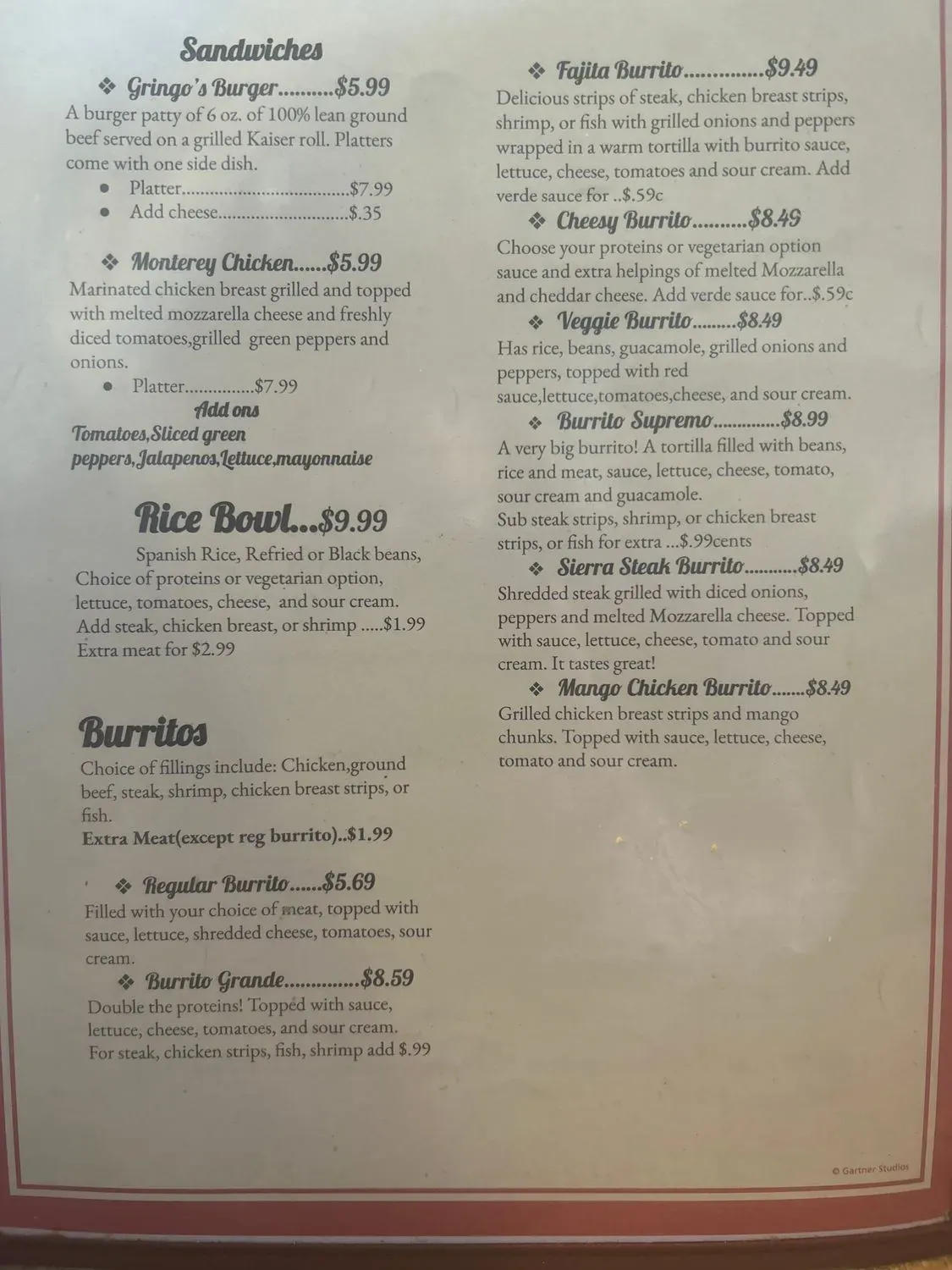 Menu 6