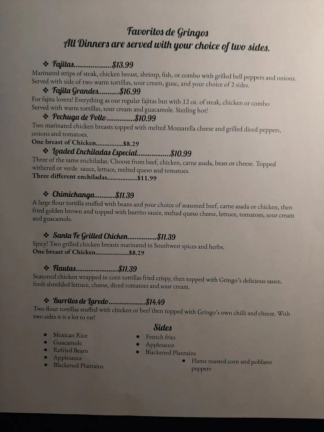 Menu 2