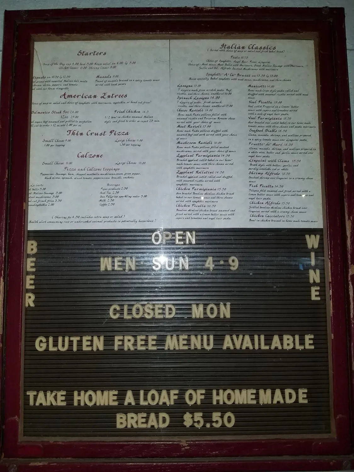 Menu 6