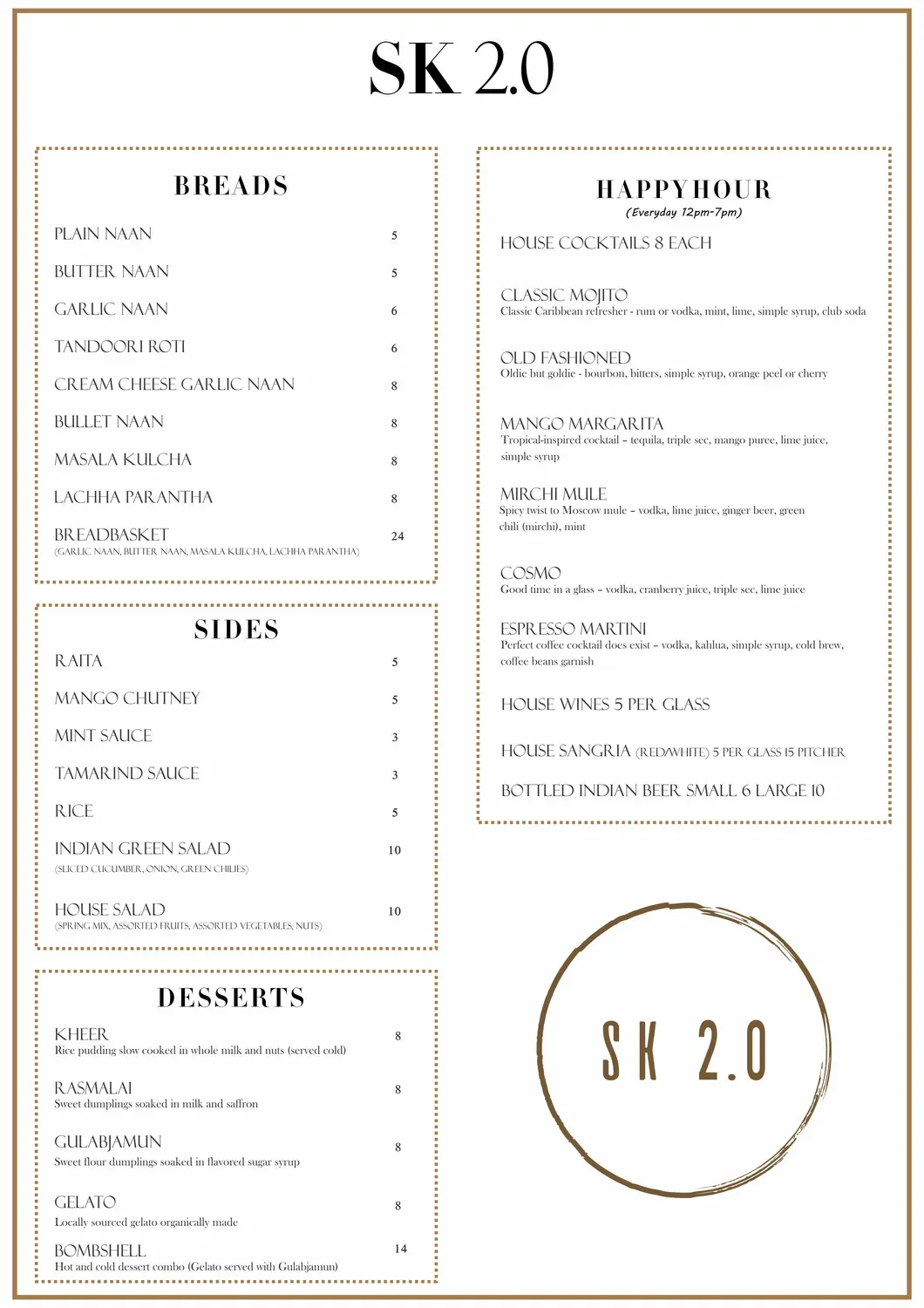 Menu 2