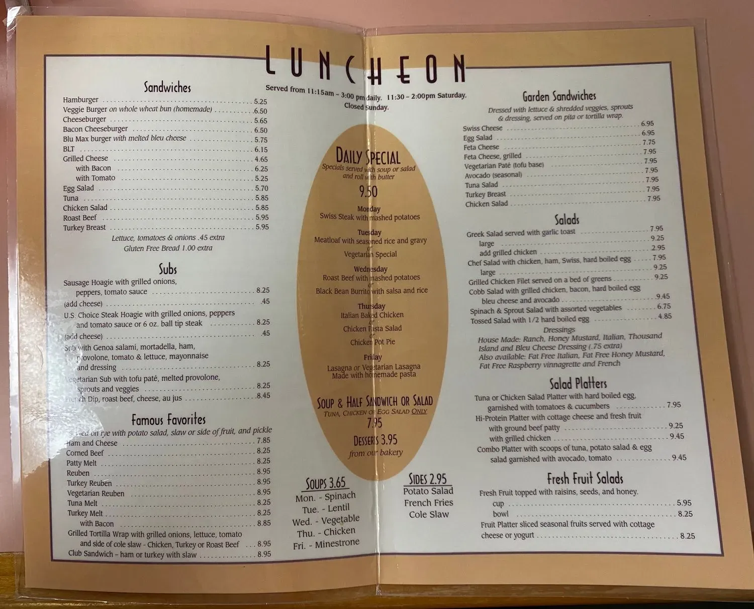 Menu 3