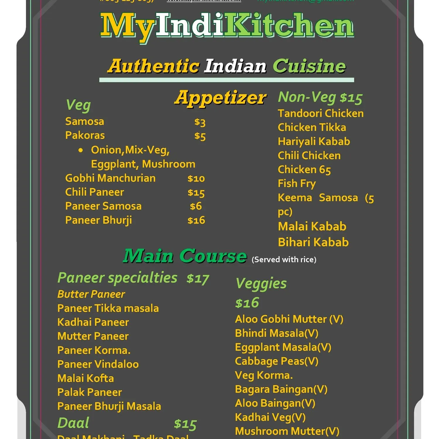 Menu 2