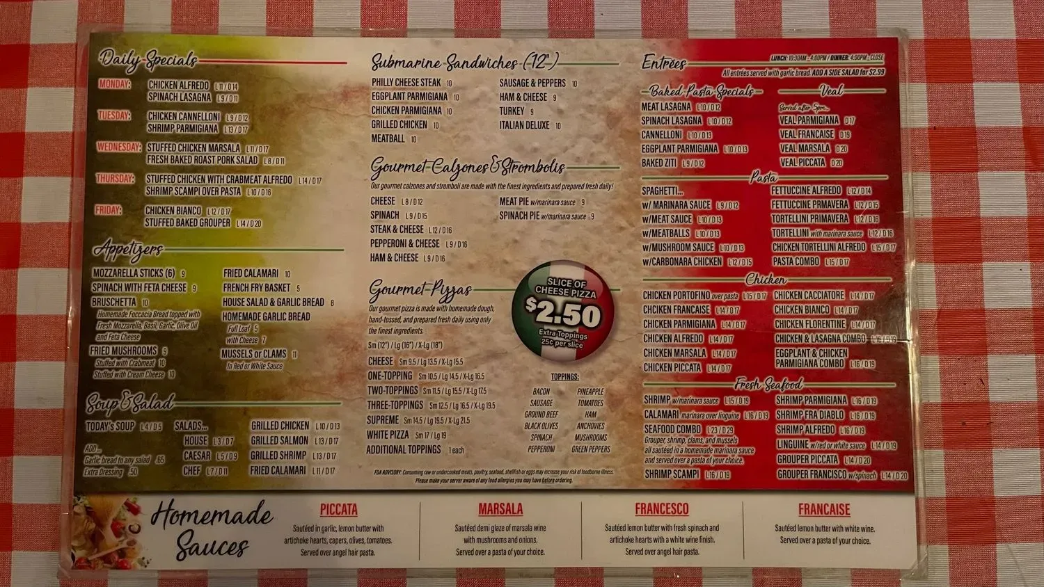 Menu 2