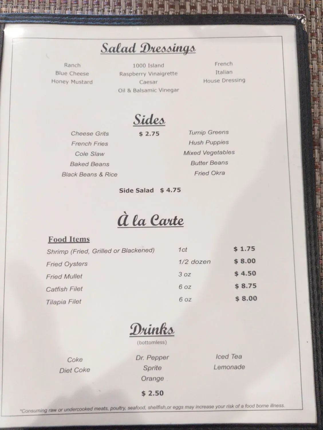 Menu 5