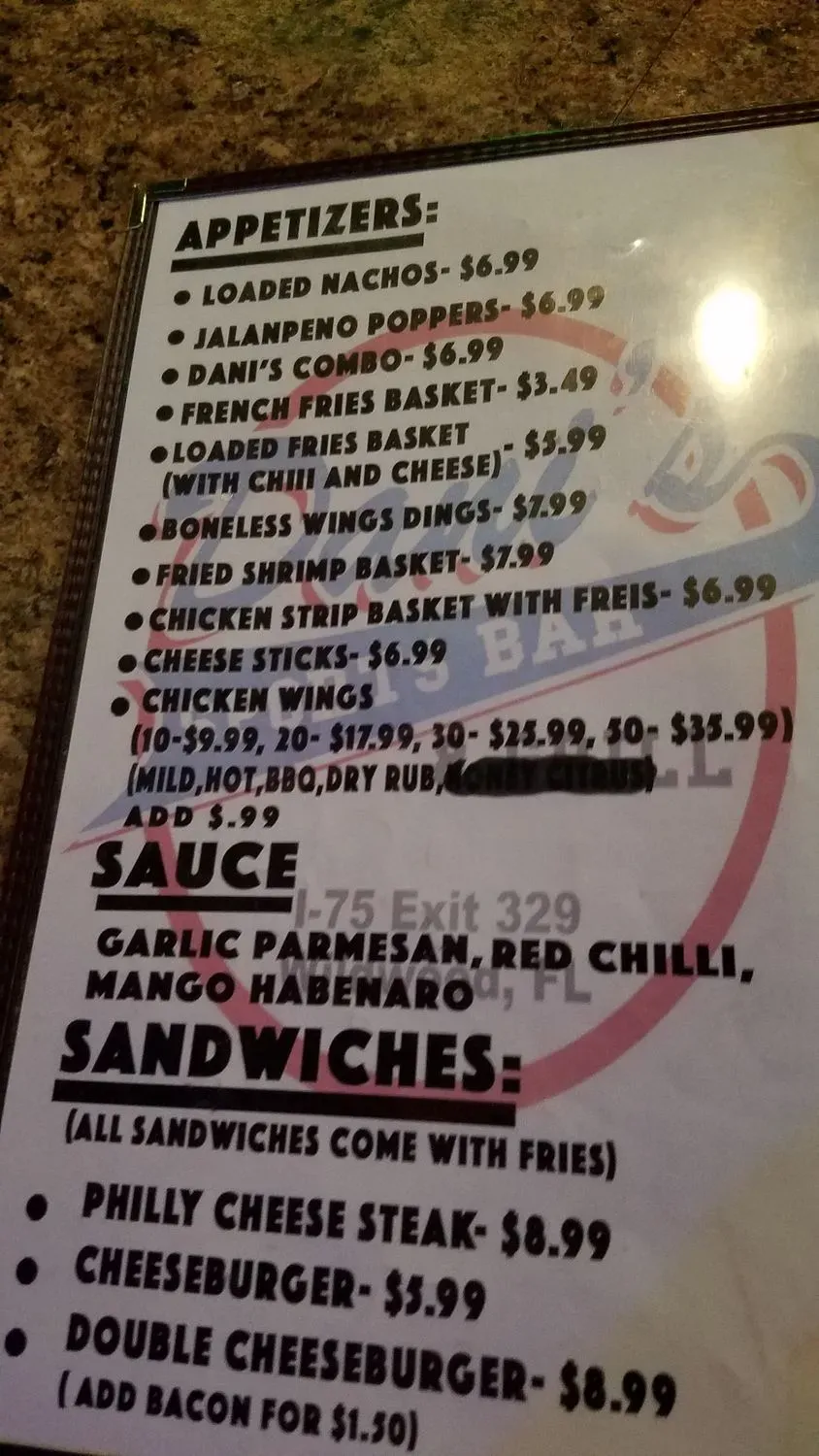 Menu 5