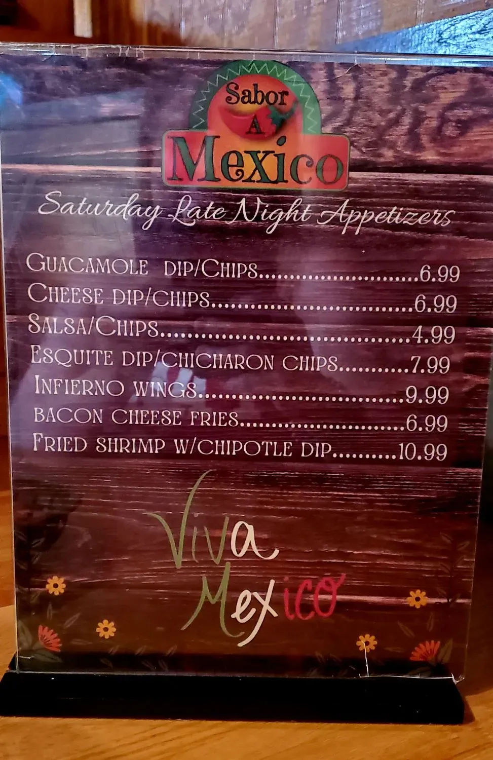 Menu 6