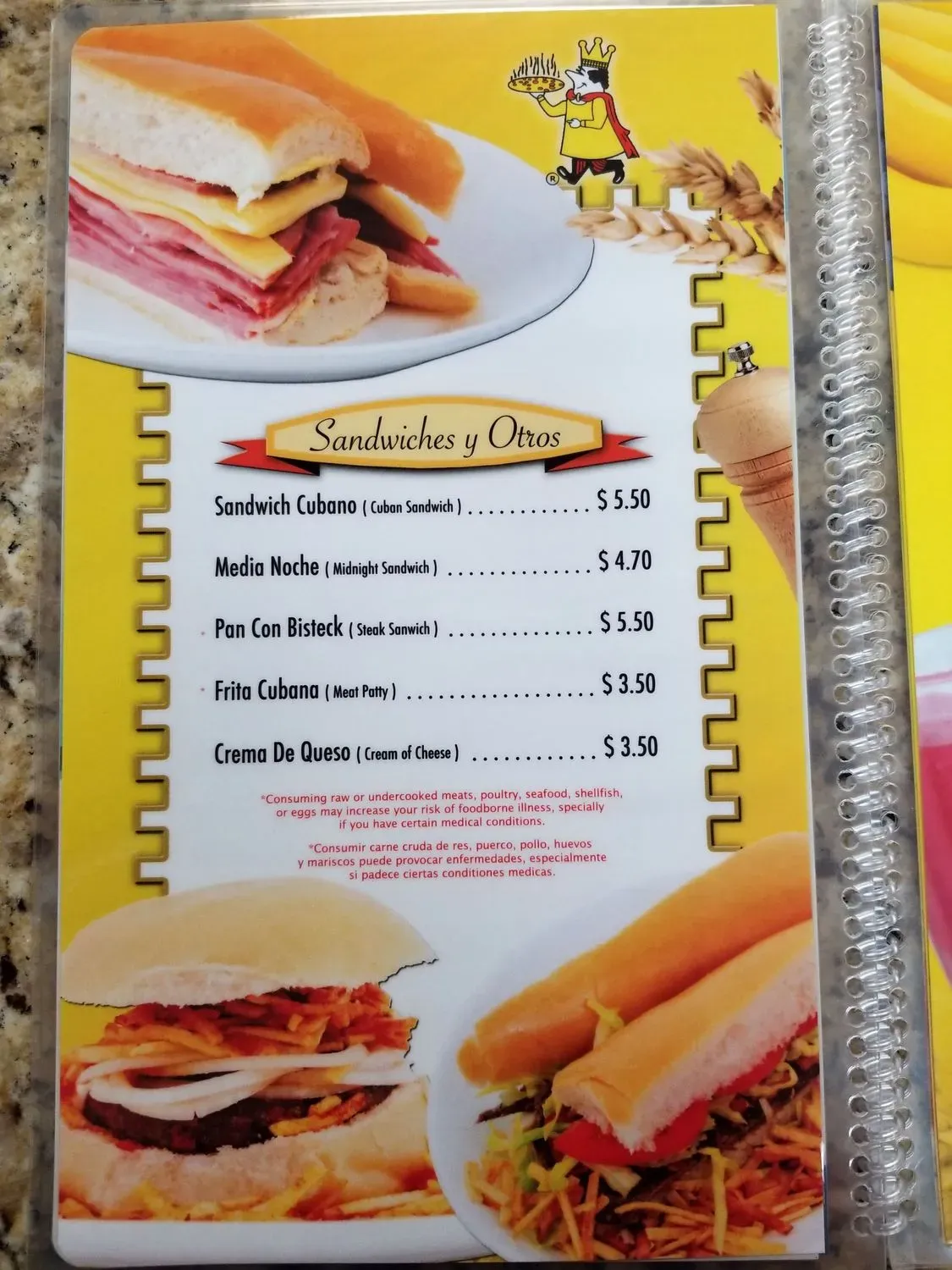 Menu 4