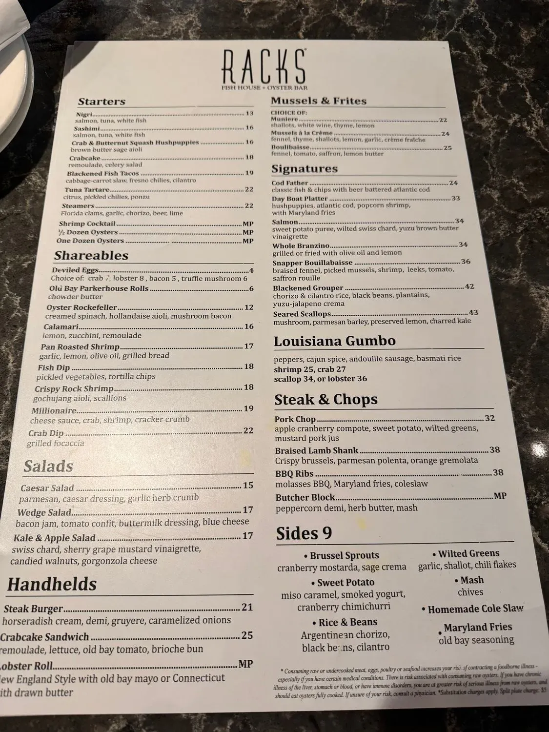 Menu 5