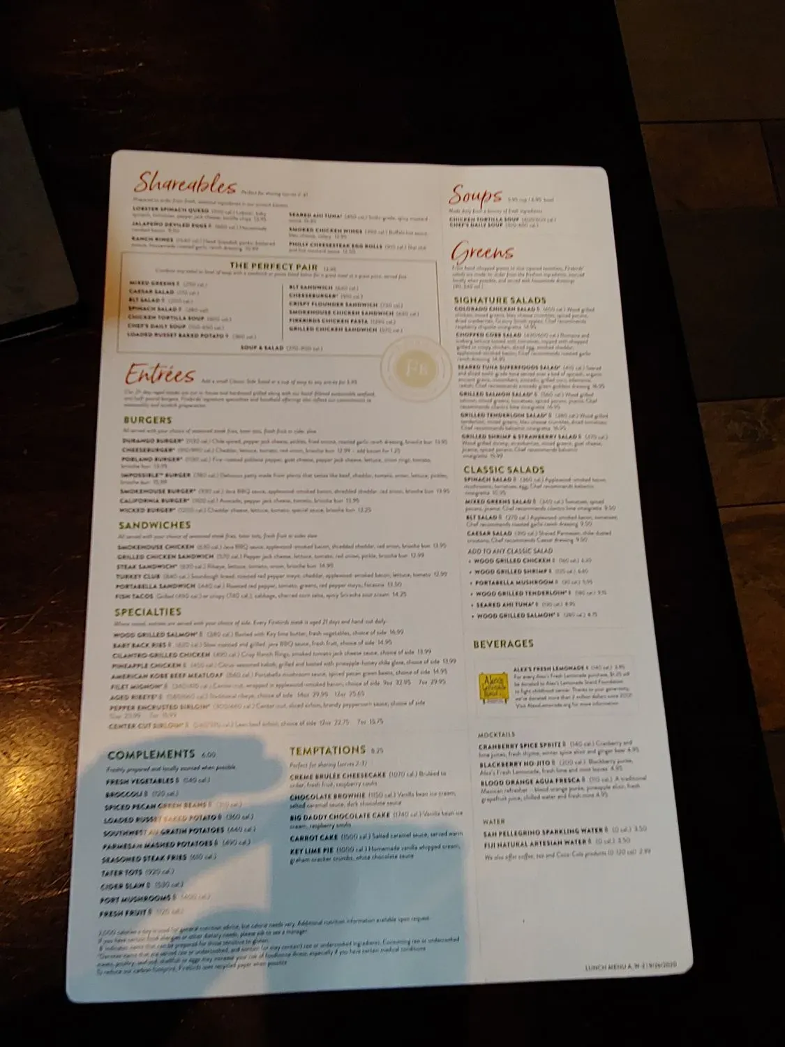 Menu 5