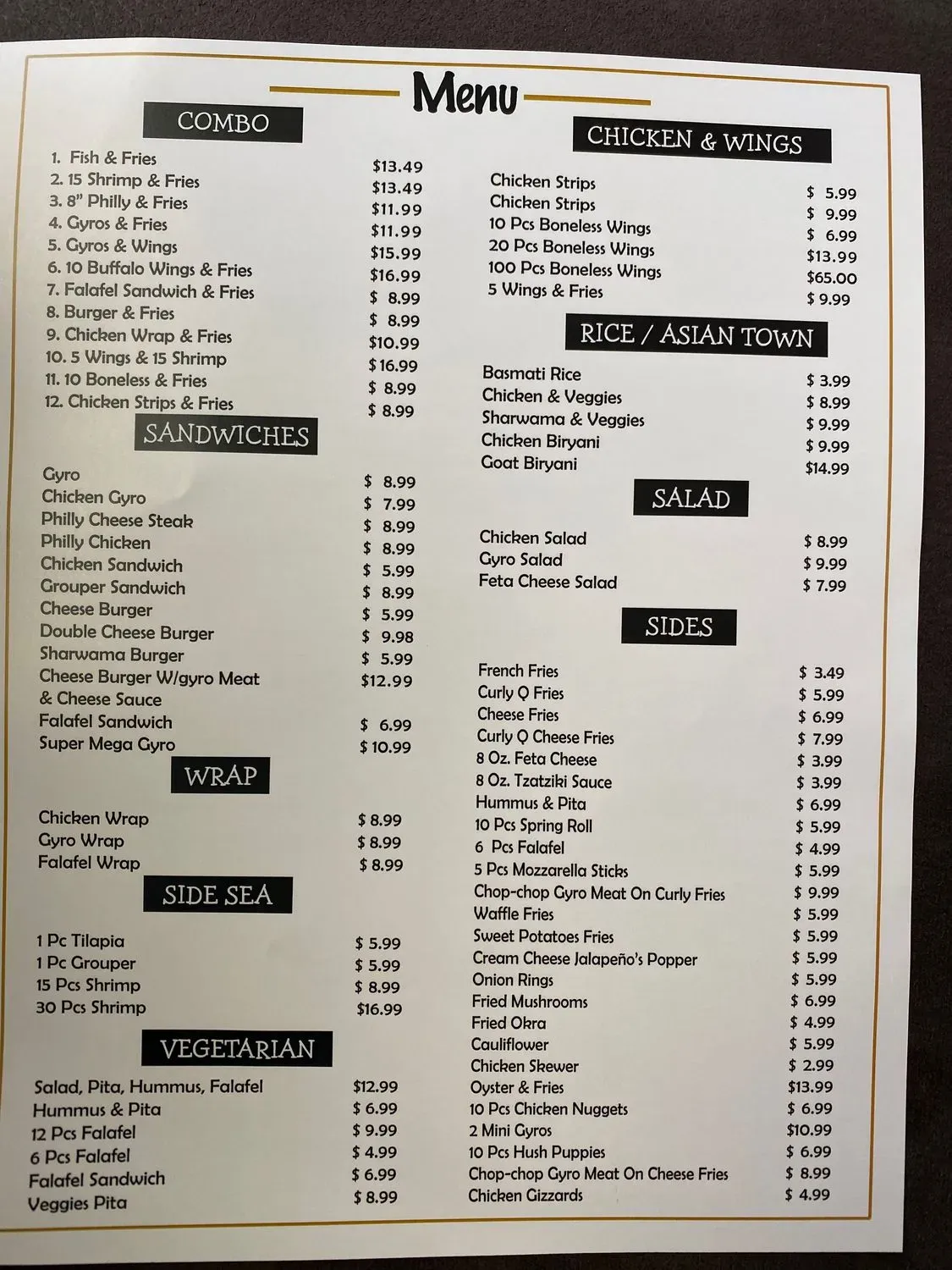 Menu 2