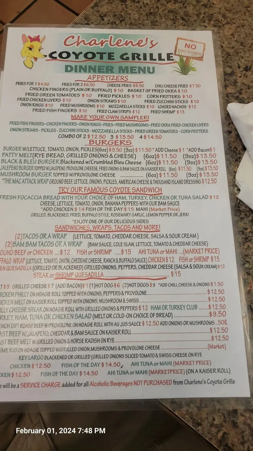 Menu 2