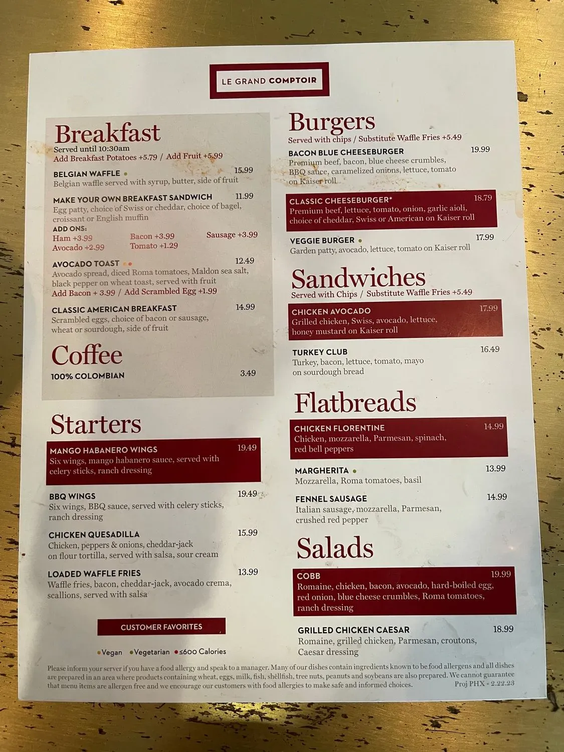 Menu 3