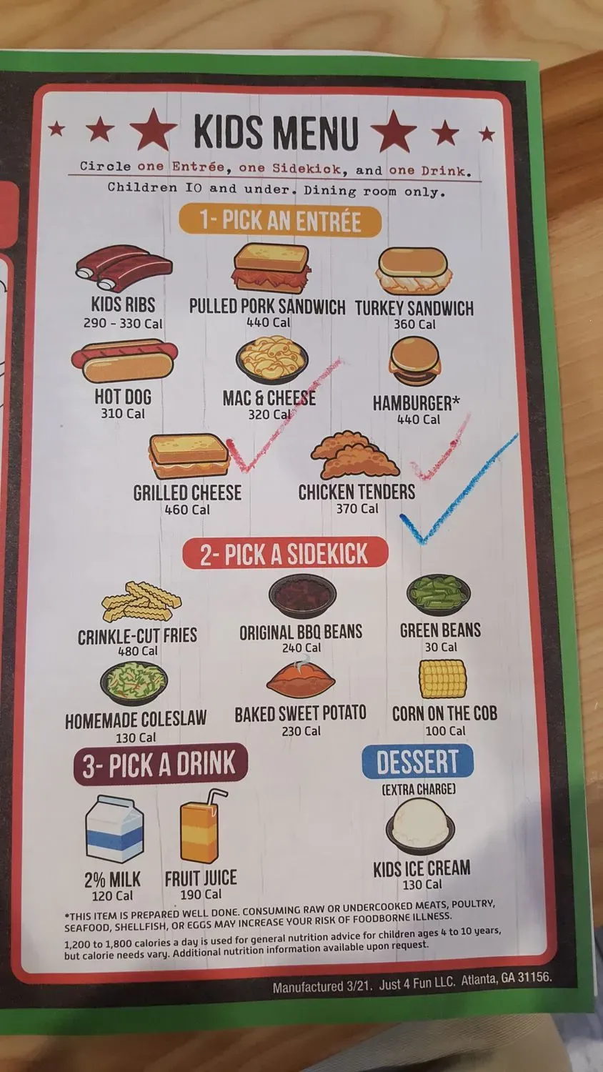 Menu 3