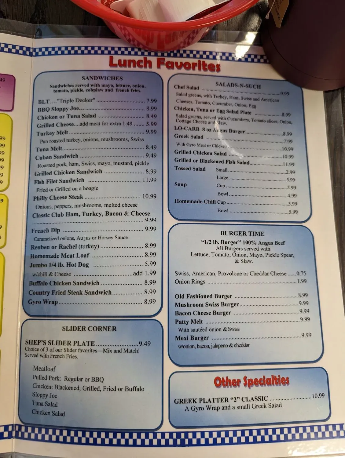 Menu 5