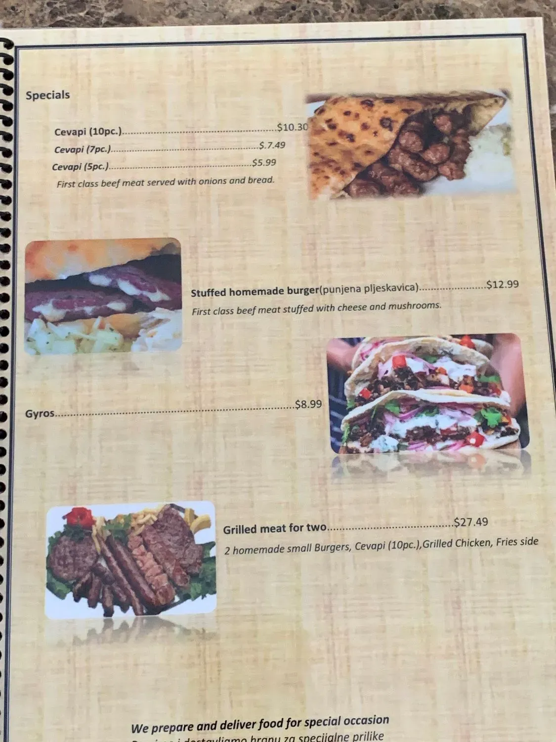 Menu 6