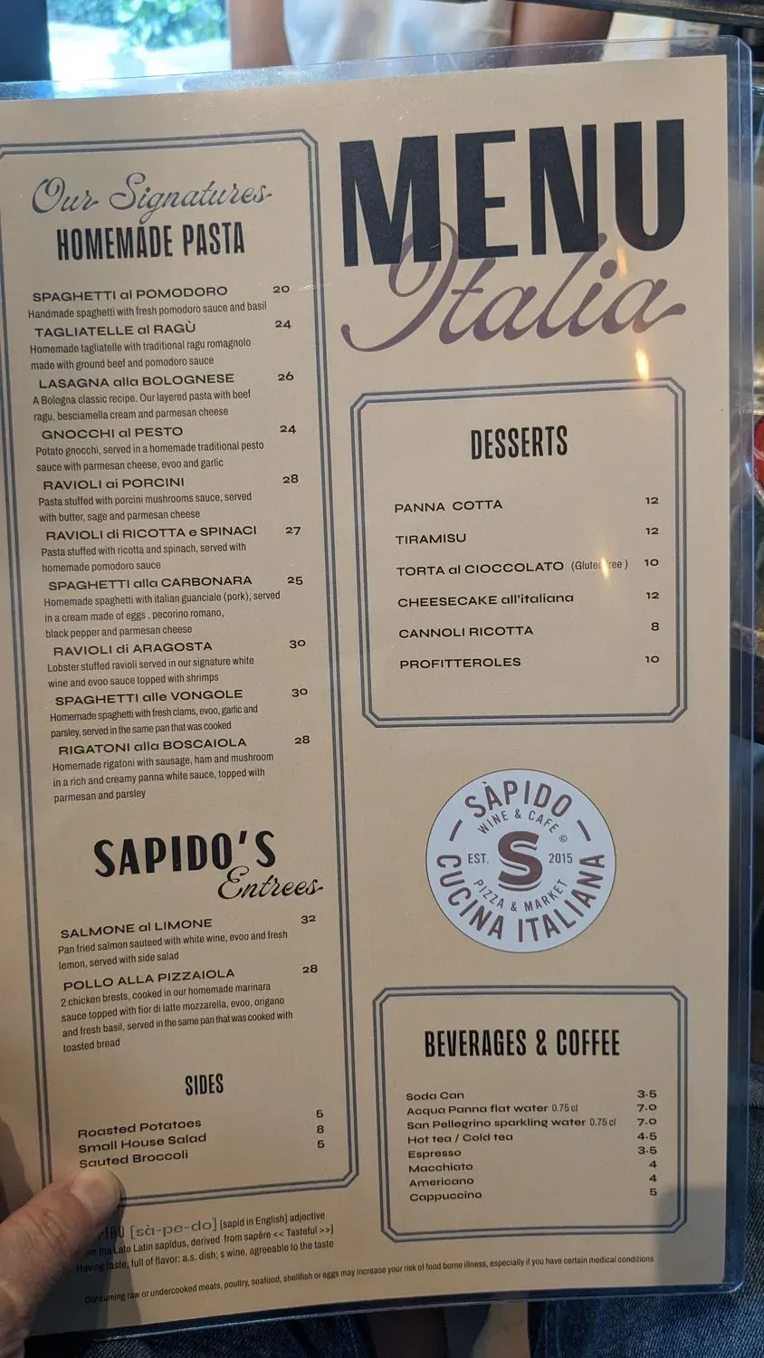 Menu 5