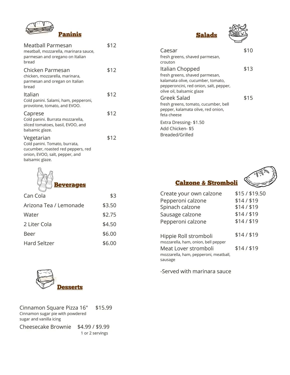 Menu 2