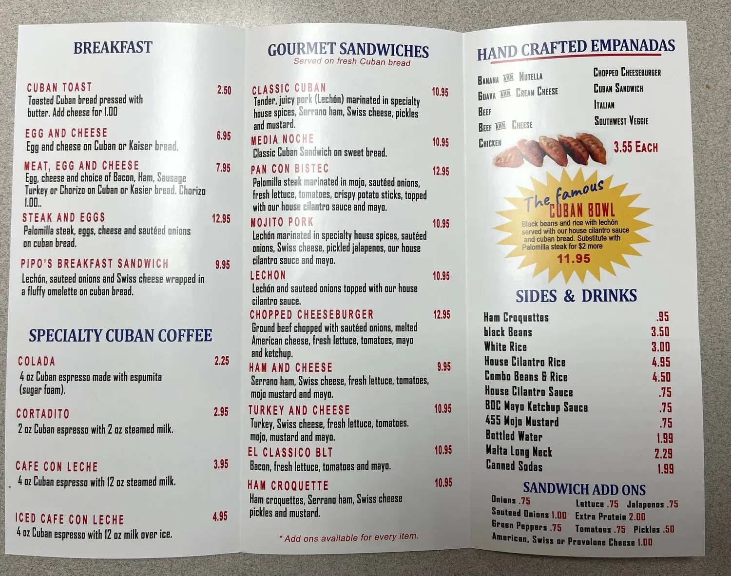 Menu 4