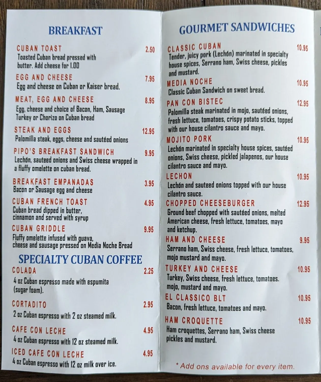 Menu 3