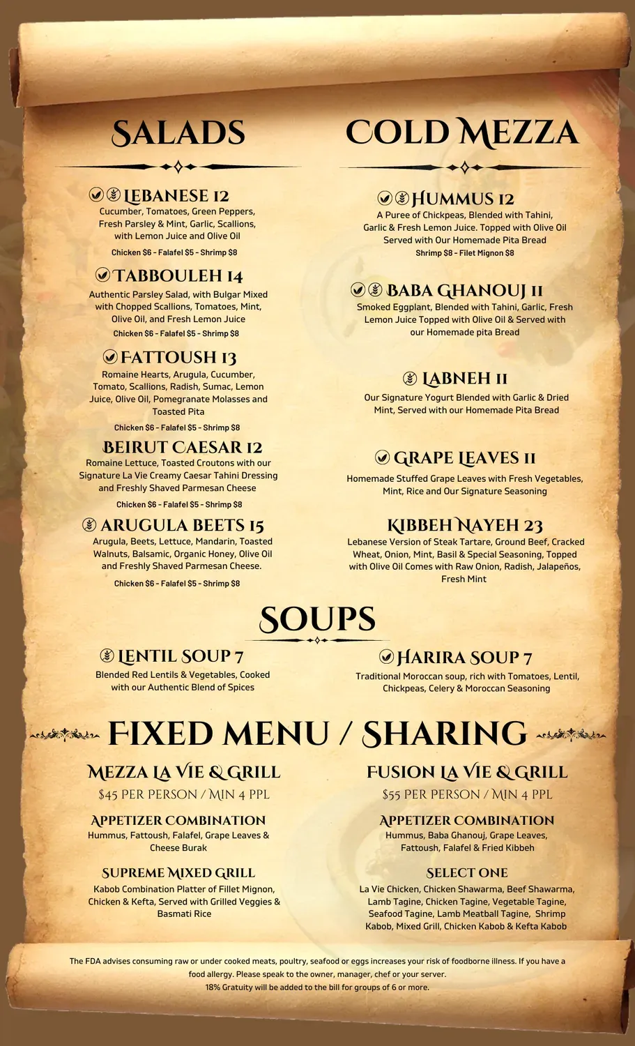 Menu 2