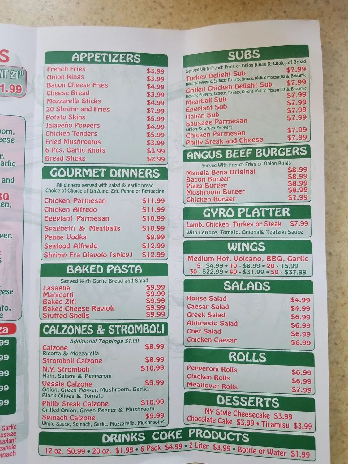 Menu 5