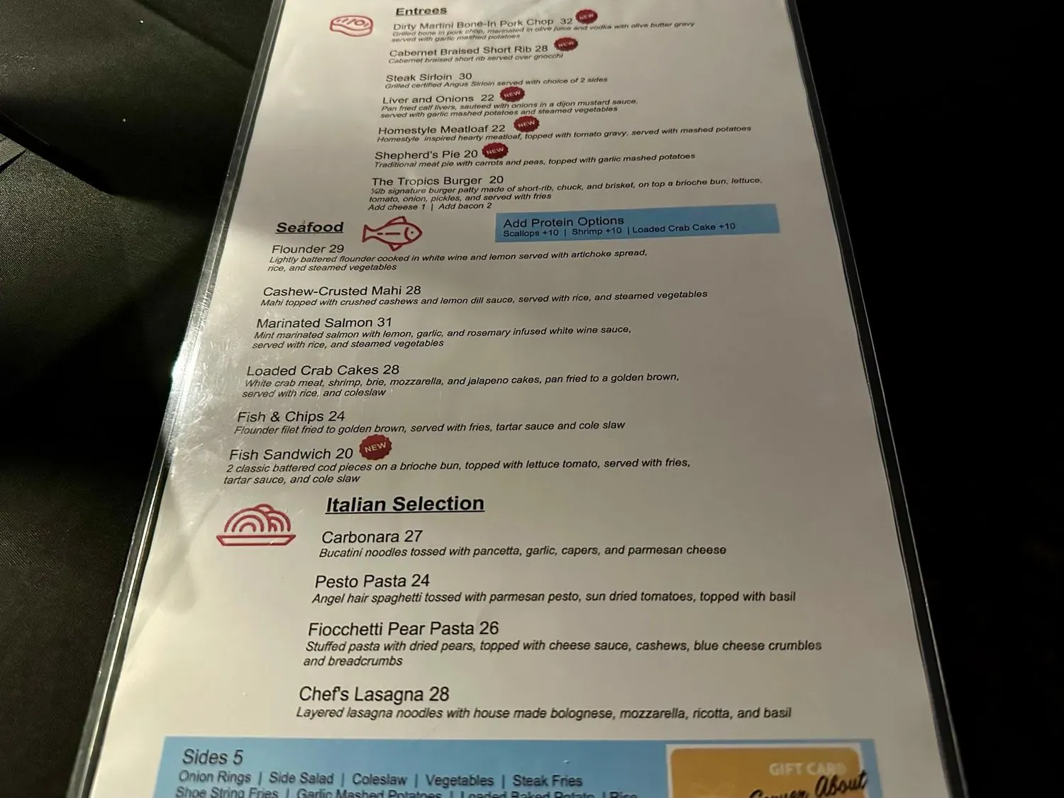 Menu 6