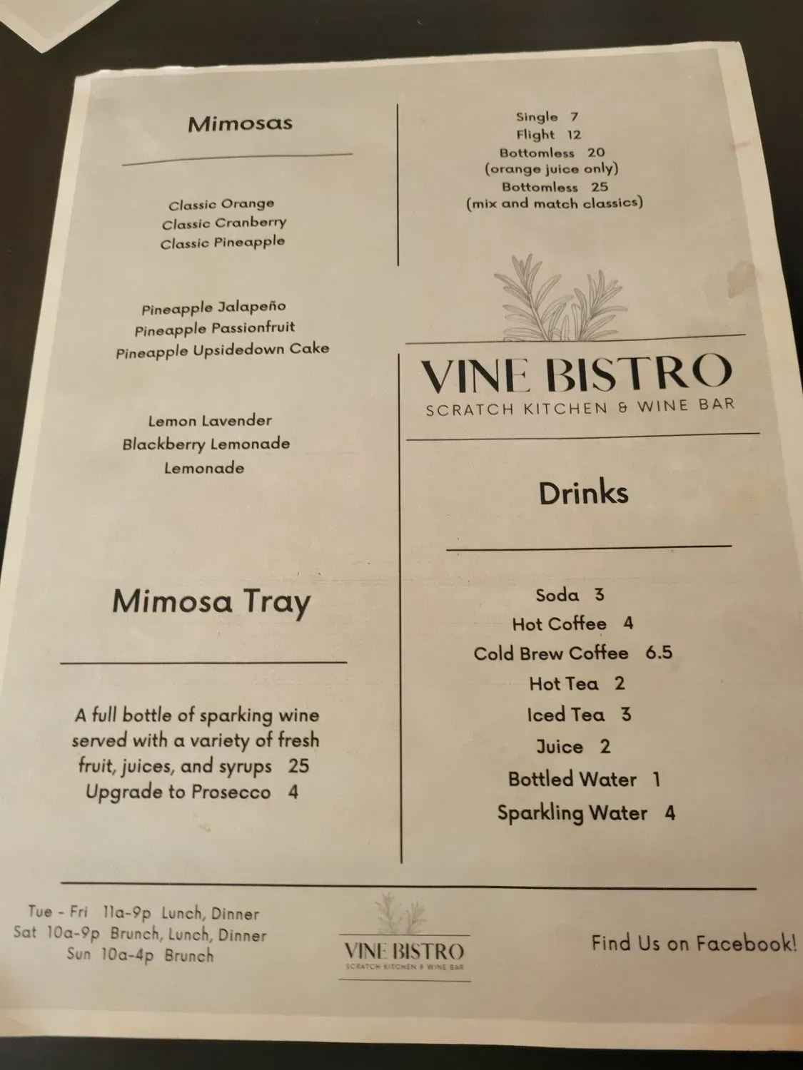 Menu 4