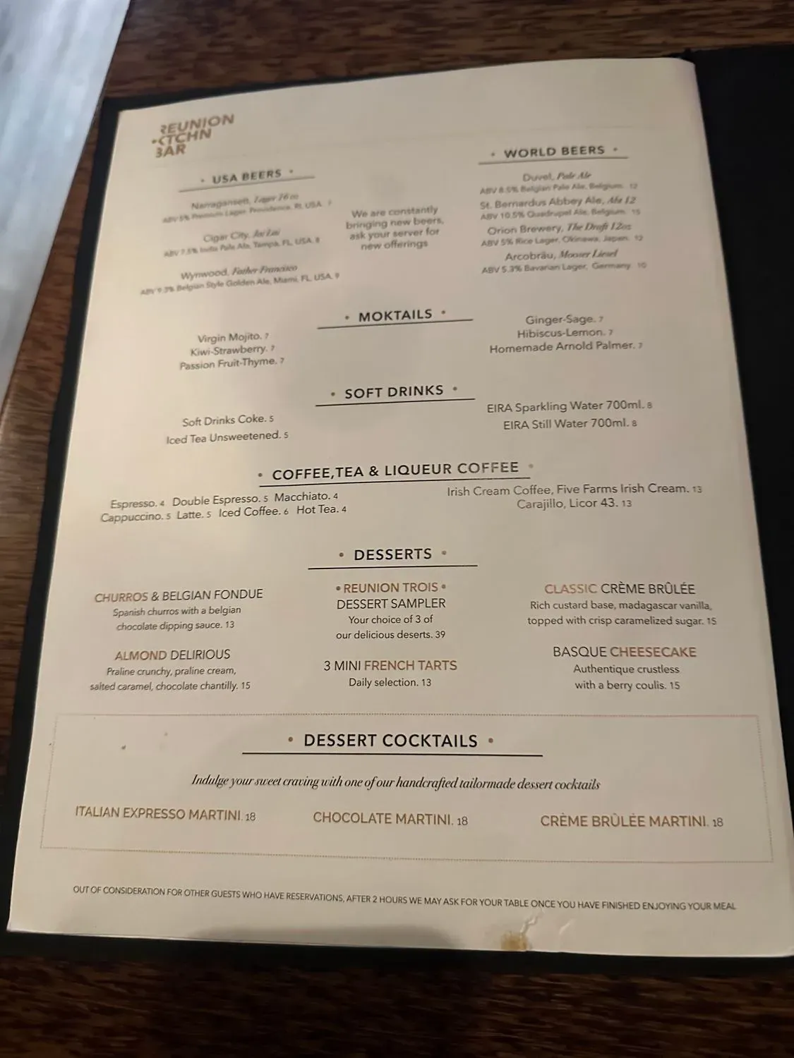 Menu 4