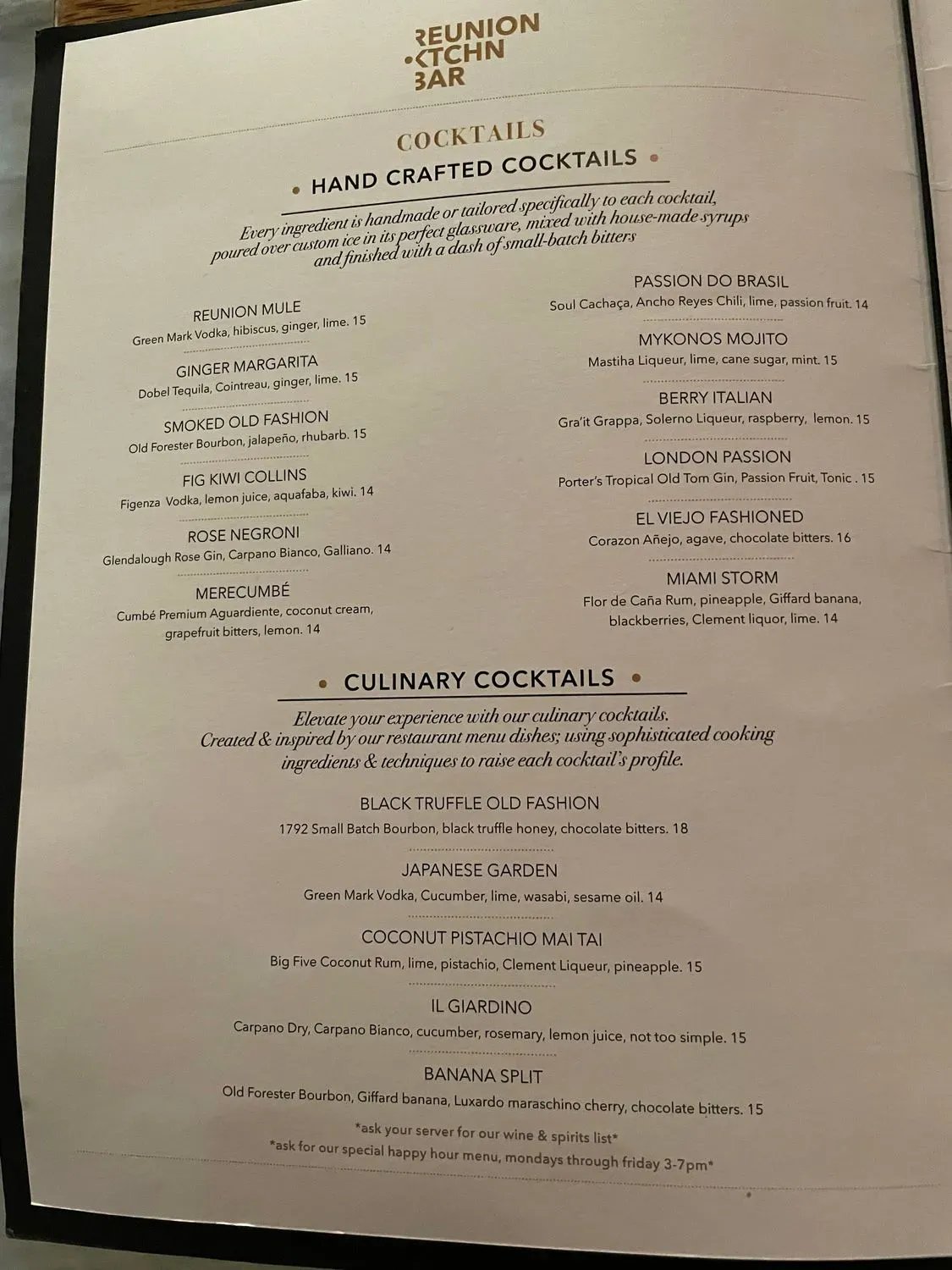 Menu 5