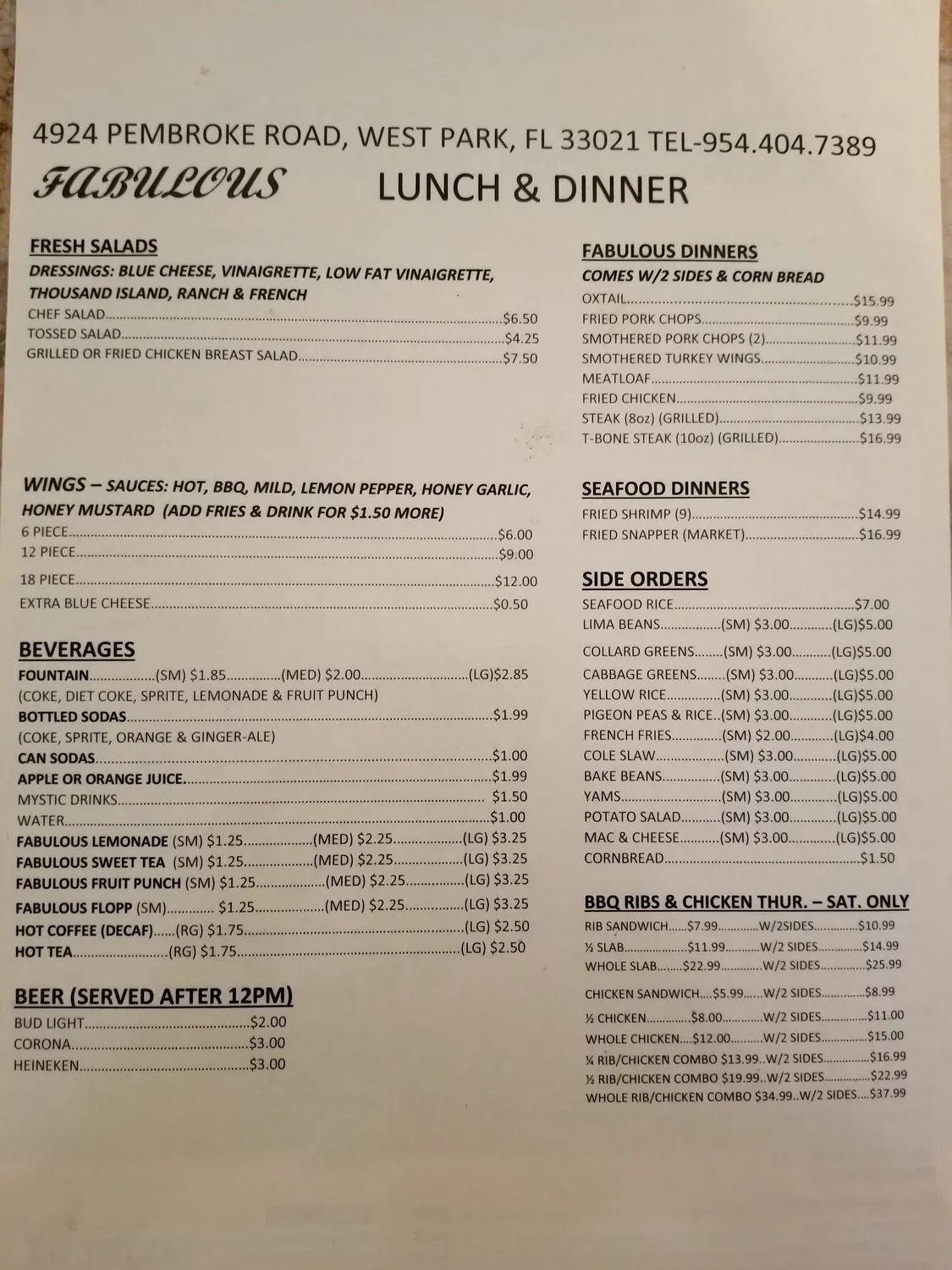 Menu 6