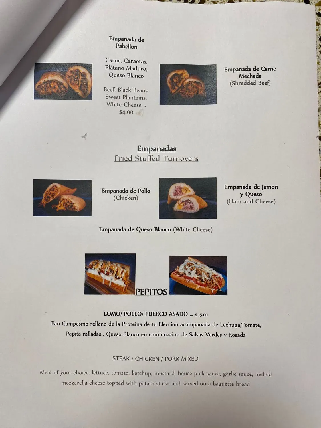 Menu 2