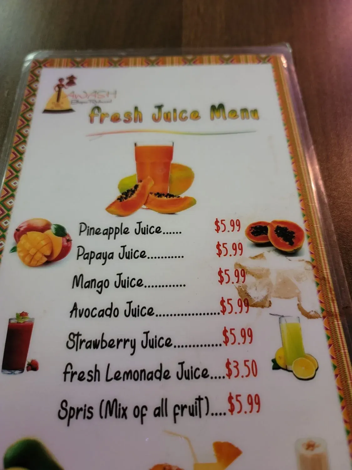 Menu 5