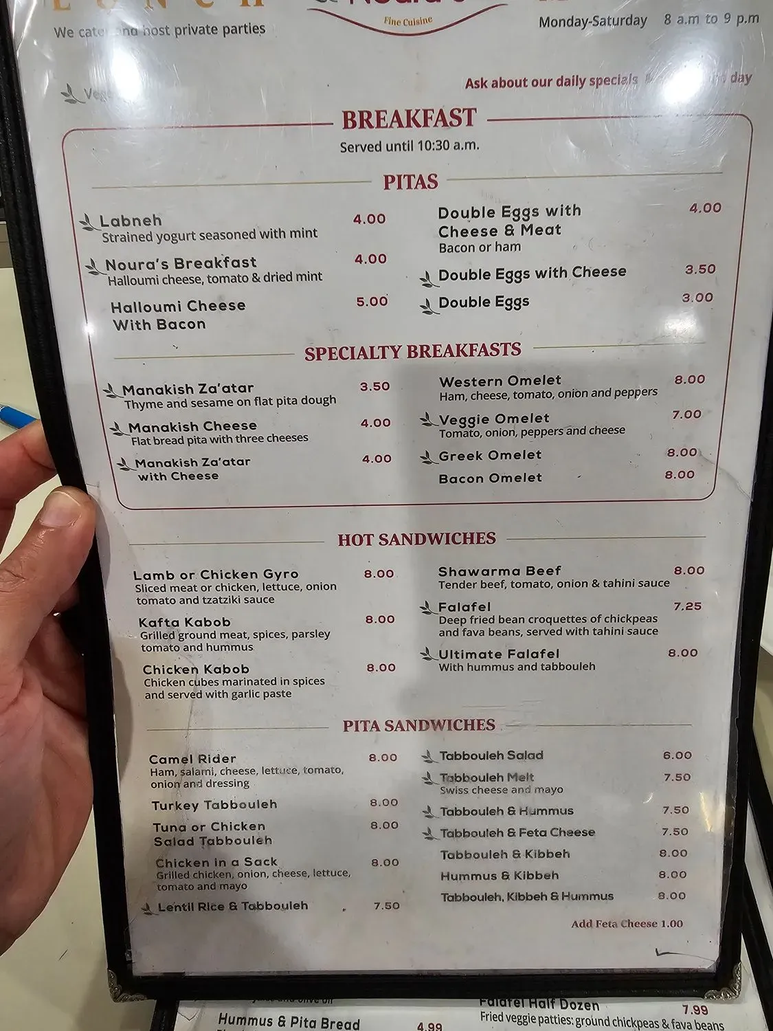 Menu 6