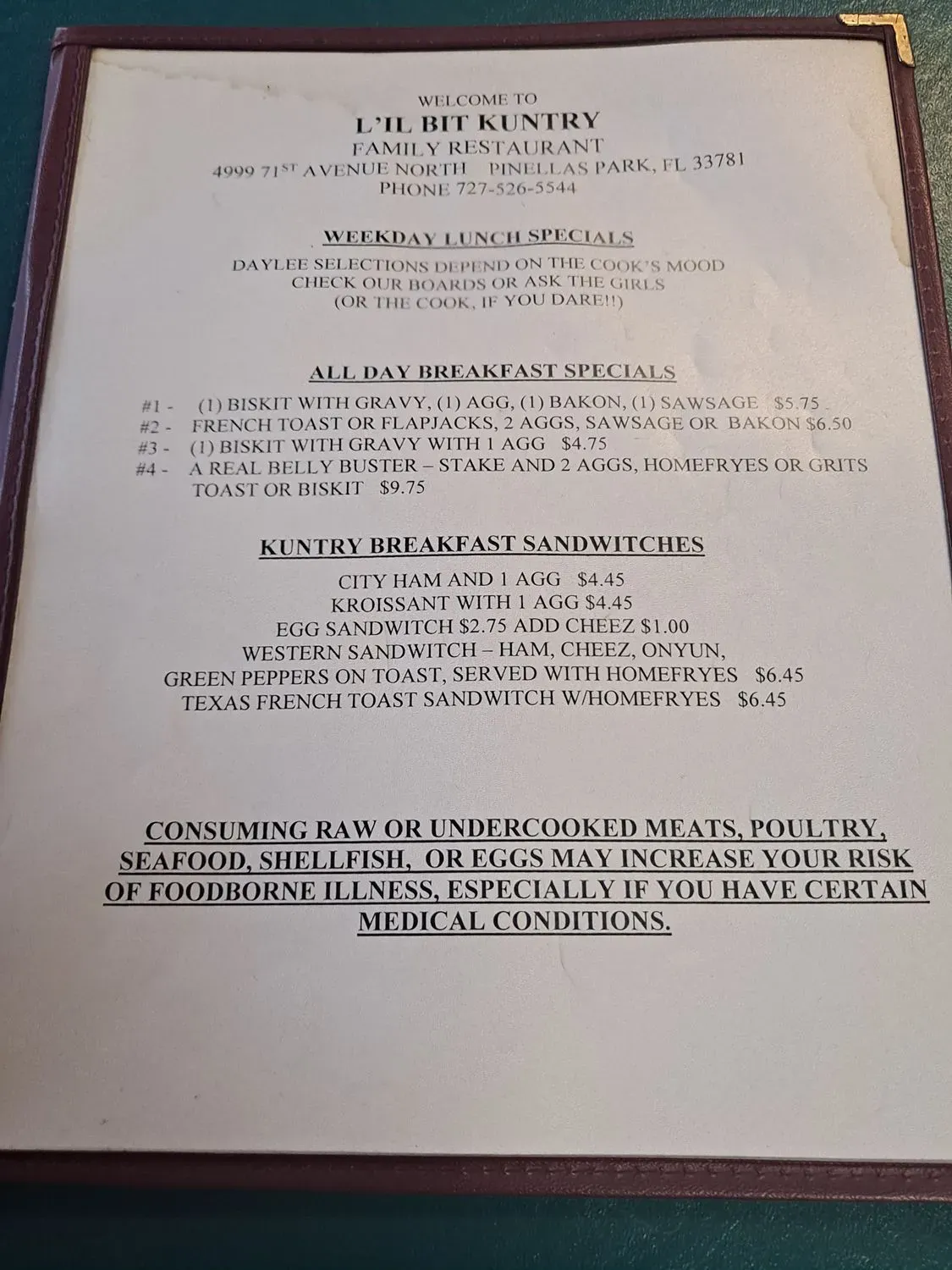 Menu 2