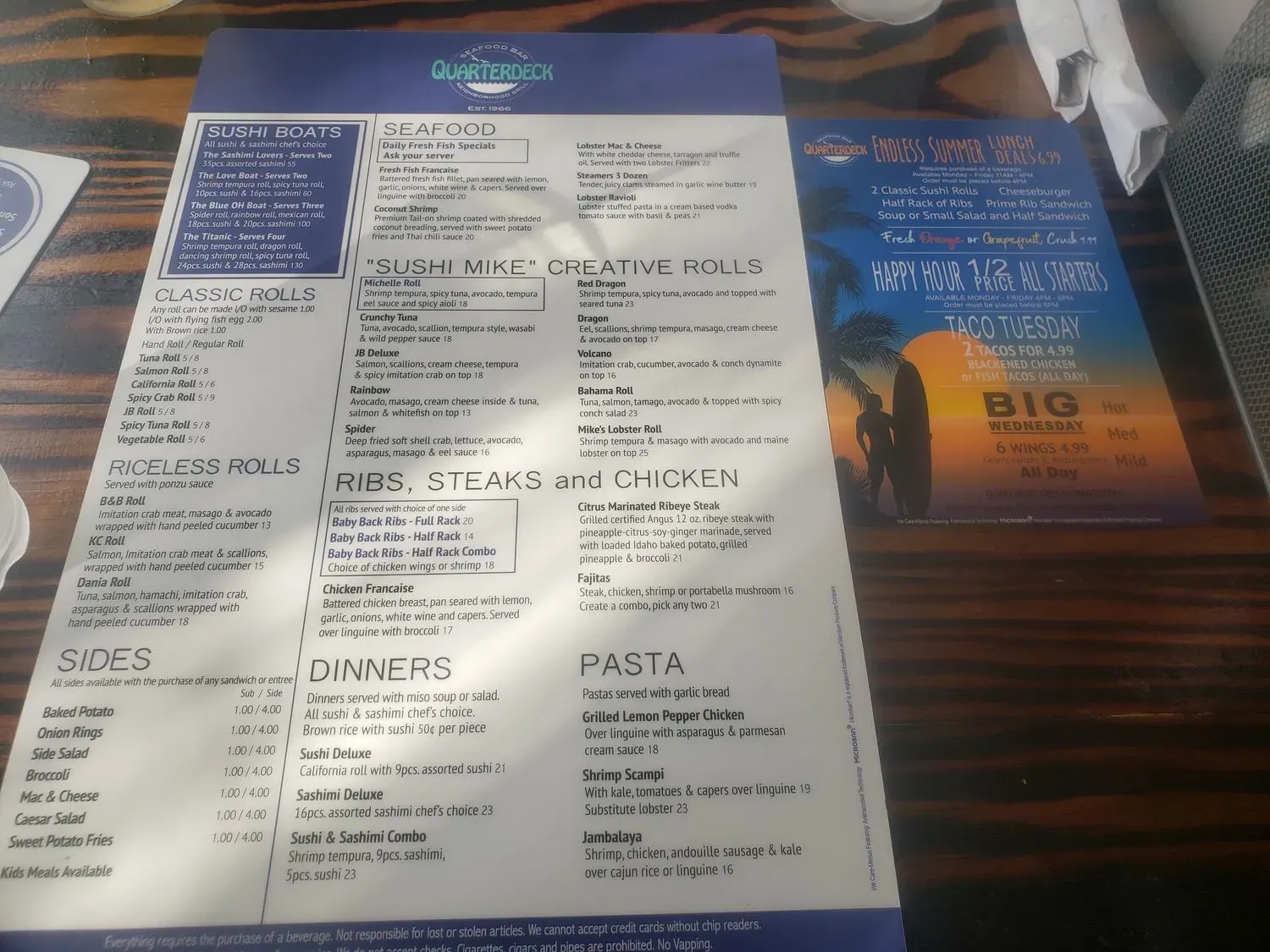 Menu 5