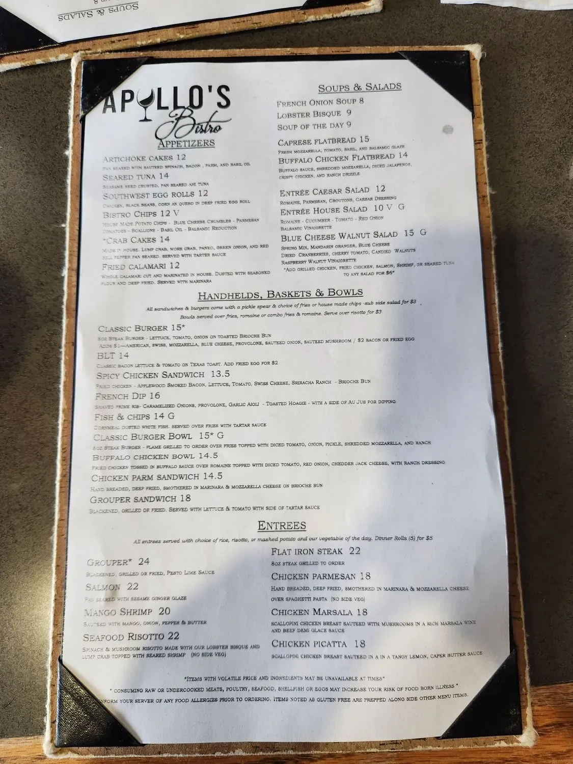 Menu 3