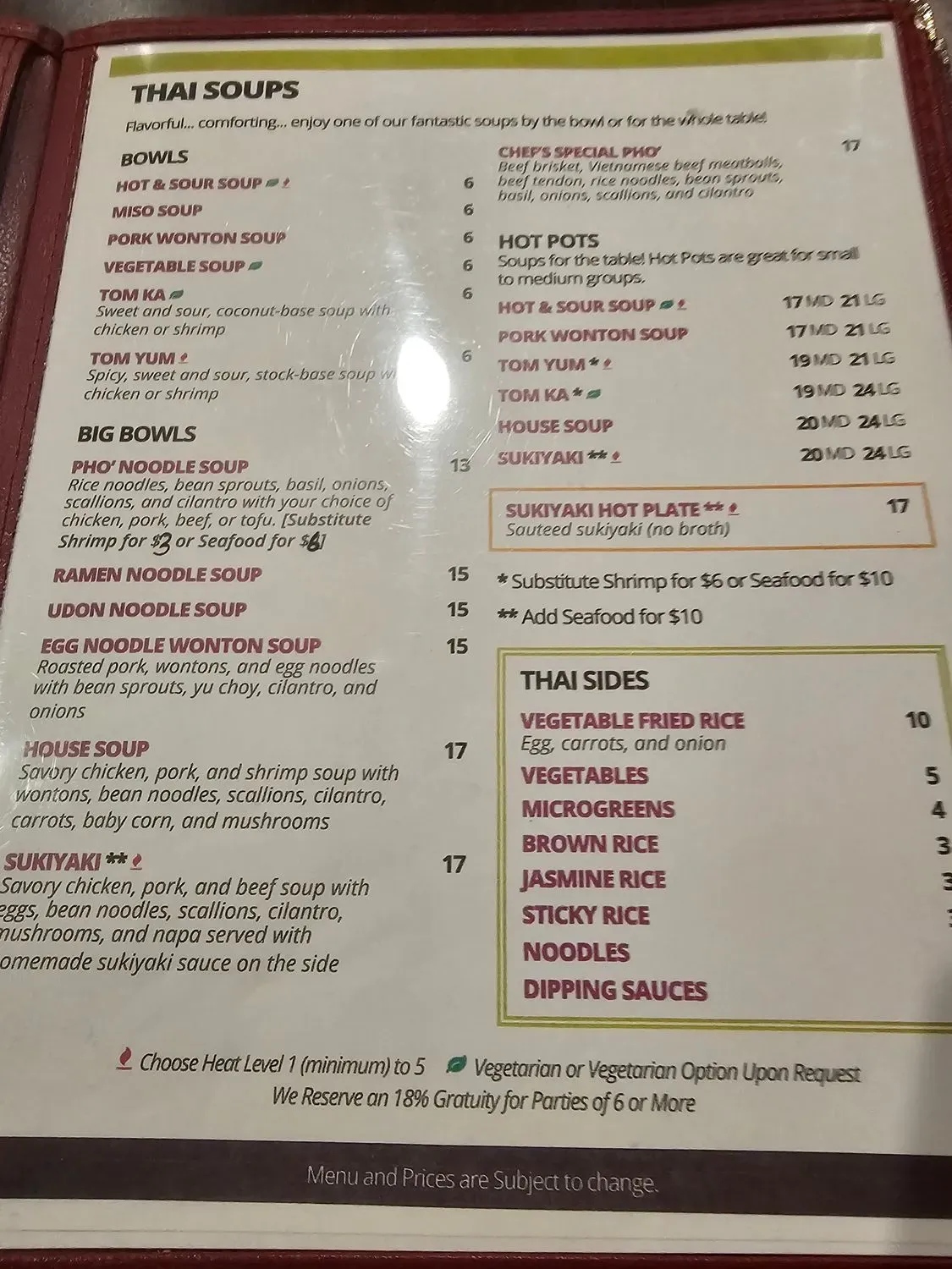 Menu 6