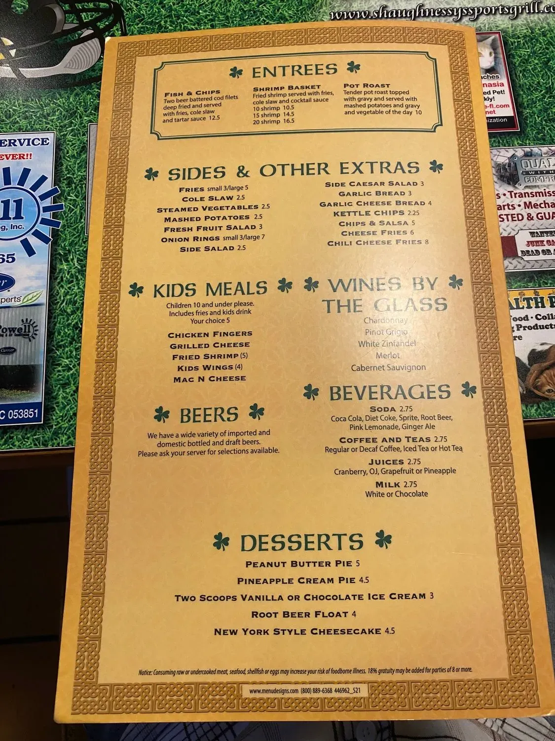 Menu 3