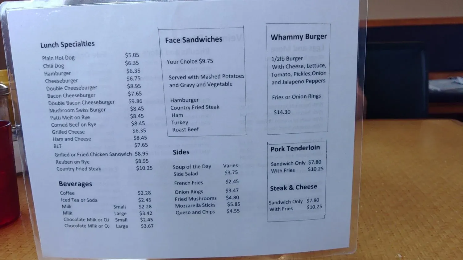 Menu 4